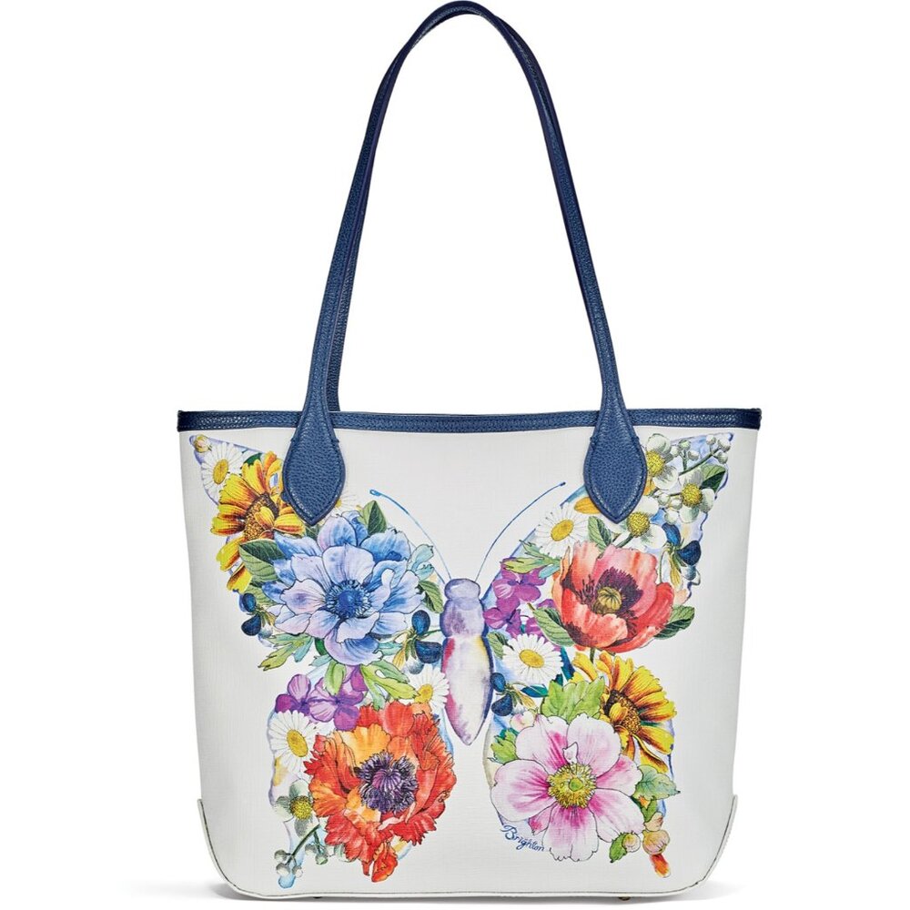 BRIGHTON MADDIE TOTE from the Blossom Hill Butterfly Collection MSRP: $435 NWT